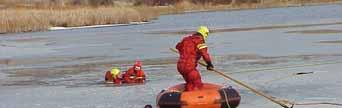 ICE RESCUE Rescue of victims who have fallen through or trapped on ice
