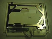 Remove four setscrews and LCD unit.