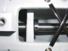 (2) Position of upper belt pulley.