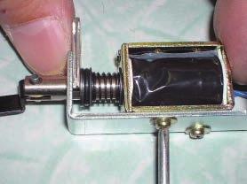6. Install good parts. <Caution> Pushing keeper solenoid to solenoid base. Insert 2.