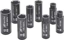 27 28 Impact Sockets and Accessories Impact Socket Sets 1/4" Socket Sets Part Number Socket Sizes Included