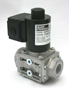 APPLICATION 2 Series 00 Solenoid Valves are Safety Shut-off or Control Valves for use on gases in gas families 1, 2 and and are also suitable for use with air within the valves pressure range - see