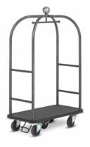 263 1225 625 Standard equipment: Round-tube design with elegant 'crown' and coat rail. Sturdy platform with all-round bumper and deflectors, heavy-duty, stain-resistant carpet in anthracite.
