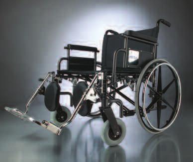 One of the Strongest Bariatric Wheelchairs Weight Capacity 600/700 lbs Seat Width 24", 26", 28", 30" Seat Depth 18", 20" Warranty on Frame & Crossbar Warranty on Upholstery Parts & Components