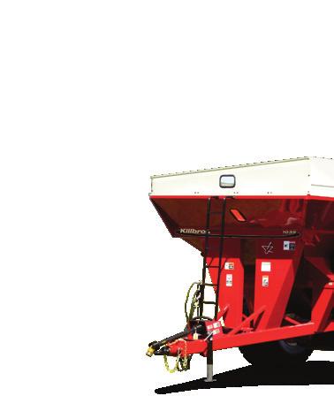 CORNER-AUGER CART FEATURES AND BENEFITS 1 2 3 4 5 6 7 Hydraulically operated flow-control door with gauge for metering grain allows for easy topping off of trucks Transport lights, reflective