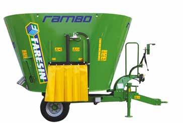 RAMBO SINGLE AUGER TRAILED VERTICAL 3.5-10.5 m 3 TECHNICAL SPECIFICATIONS The main feature of this machine is the simplicity of its operation.