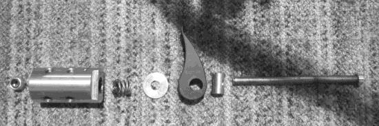 shown), M8 Penny Washer, Lock Handle, Pivot Pin, Main Pin.