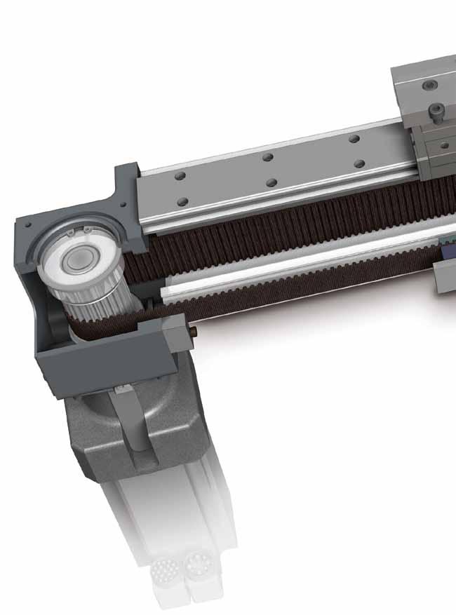 MXB-P profiled rail belt drive actuator The MXB-P rodless electric belt-drive actuator is designed for applications requiring moderate to heavy load carrying and guidance.