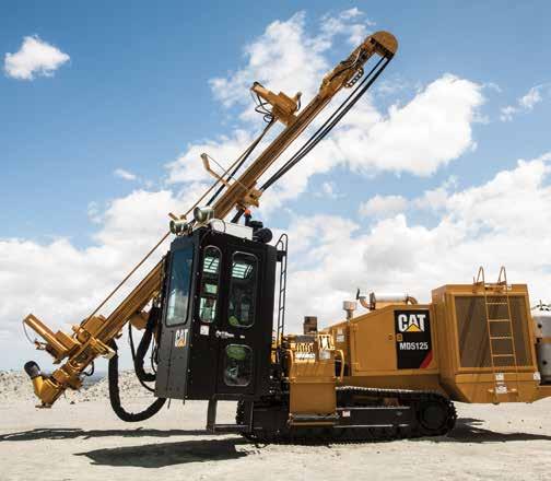 Built tough, MD5125 Track Drills have reliable components, sturdy frames, and robust booms and feeds that contribute to outstanding availability.