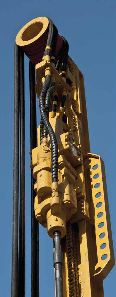 R O C K drills Your Cat track drill s productivity hinges on a key component the rock drill.