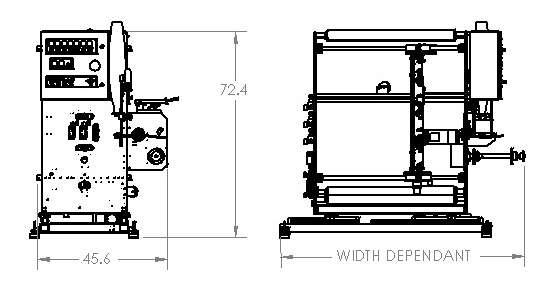 Zipper Systems For Bag And Pouch Making MACHINERY SPECIFICATIONS Machine widths 30IN (762MM) 41IN (1041MM) 56IN (1422MM) Seal Head lengths