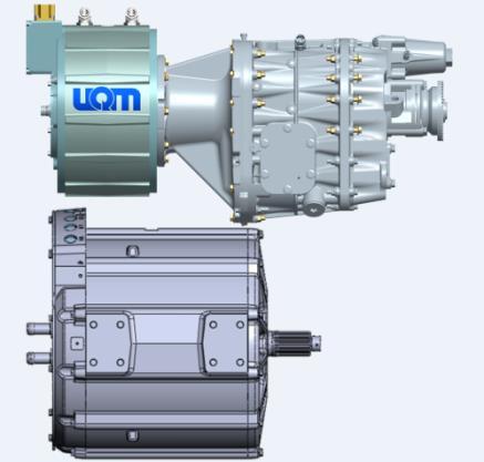 2 Nm/kg 1,500 Nm 2,500 250kW 150kW 1 PM Motor with
