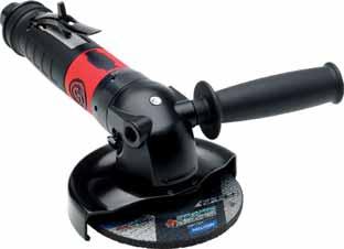 GRINDING CP550 EASY TO HANDLE AND TOUGH P remium Tool CP550 Governed motor maintains maximal abrasive speed Spindle lock allows single tool abrasive replacement Rotative inlet swivel allows easier