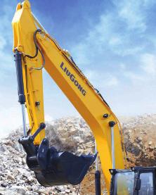 915E EXCAVATOR ALWAYS STRONG ALWAYS RELIABLE The use of thick, high-tensile steel components, internal baffling, and stress-relieved plates, make the structures on LiuGong E-Series excavators tough