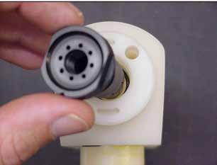 Hole Nozzle: (see Appendix parts list) Step 7 Remove the electrode: