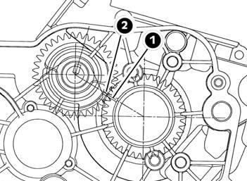 - Take into account the following steps when fitting the balance shaft in those engines where it is fitted