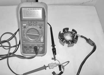 - Carry out a static check of the unit as outlined below, with the aid of a multi-meter set to measure circuit/resistance (ohms: Ω), and selecting the appropriate scale depending on