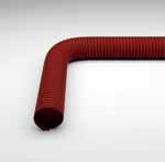 Temperature-Resistant Hoses up to +250 C Master-SIL 1 Medium & high temperature hose up to +250 C, double-layered - Hot air hose for granulate dryer - Machine & engine manufacturing - Shipbuilding -