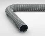 Suction of gaseous media with special requirements for internal & external hose layers - High