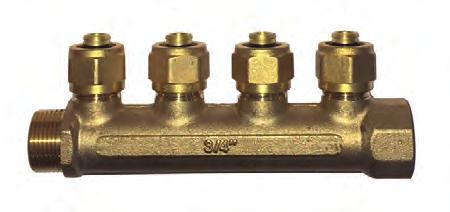 with ISO Valve ¾ x ½ 3 Port Manifold with ISO Valve 771895K ¾ x ½ 4 Port Manifold