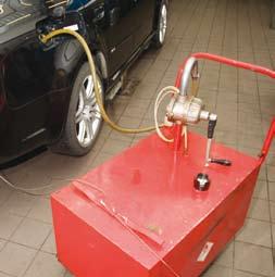 . Don t carry out pit work on nondiesel tanks or associated fuel lines where there is a risk of release.