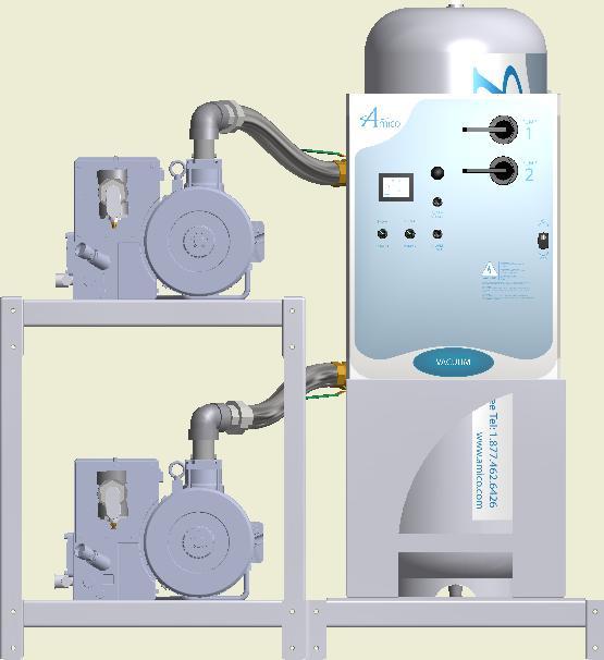 PUMP ISOTION VVE ( PCES) ROTRY VNE URICTED DUPEX STCK MOUNTED VCUUM SYSTEM (.0 P 0.