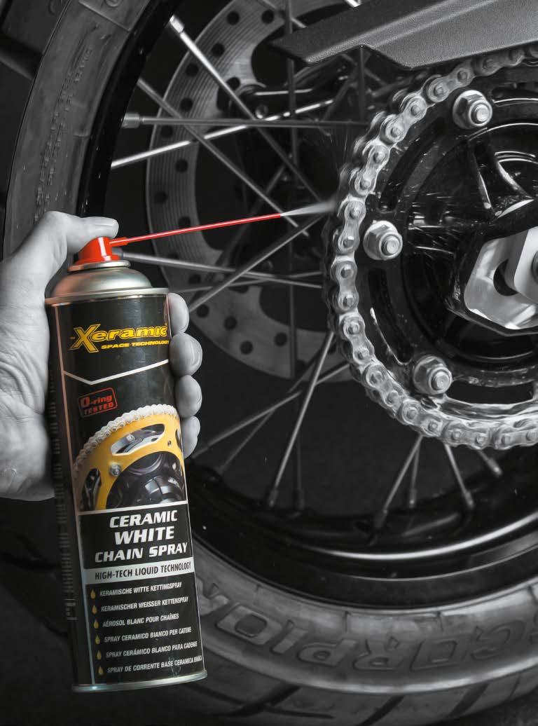 : 20407 CHAIN & ENGINE CLEANER CHAIN & ENGINE CLEANER is a very powerful and effective cleaner especially developed for motorcycle use.