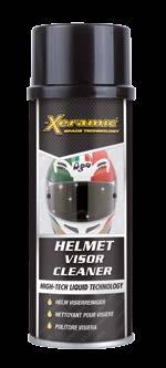 HELMET INTERIOR CLEANER For thoroughly removal of perspiration stains, bacteria, unpleasant smells, and miscellaneous dirt
