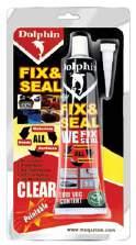 VEHICLE MAINTENANCE DOLPHIN FIX & SEAL Vehicle Body Sealant Specialized for automotive internal and external car body repair.