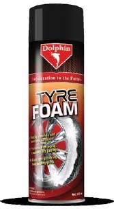 EXTERIOR VEHICLE CARE DOLPHIN Tyre Foam Fast acting formula for