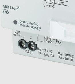The voltage output is short-circuit and overload protected. The two-color LED indicates device output status.