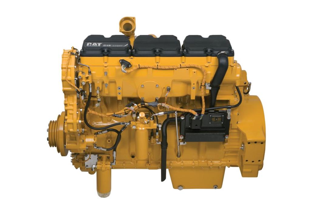 The Cat C18 ACERT Diesel Engine is offered in ratings ranging from 429-522 bkw (575-700 bhp) @ 1800-2100 rpm. These ratings meet China St