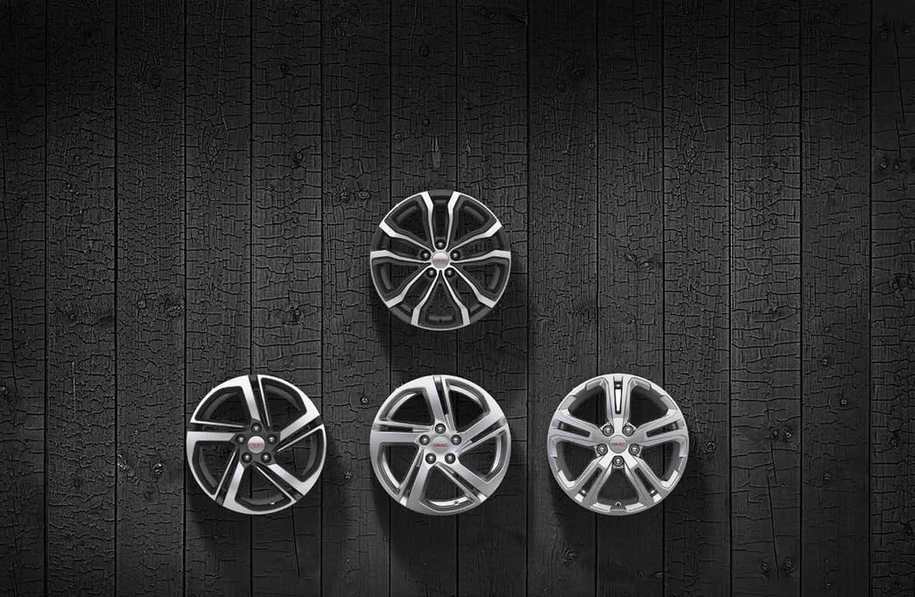 WHEELS WORTHY OF TERRAIN Building a Professional Grade SUV such as the 2018 Terrain means engineering every inch of it from the ground up including its wheels.
