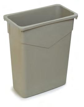 16 342023 23 gal TrimLine Container 03, 06, 09, 14, 23, 69 4 ea 29.60/5.91 342024 TrimLine Swing Top Lid, 20.13" x 11.