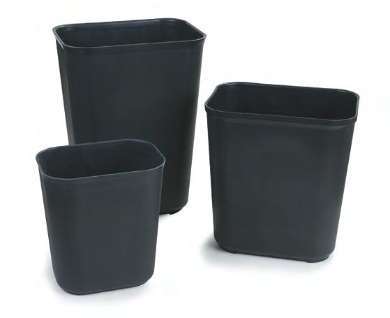 care, and hospitality Non-metallic BMC containers with textured finish minimizes appearance of scuffs and scratches UL Listed 342915 342927 Recycling options shown on page 271 White(02) Black(03)