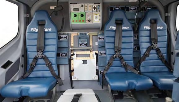 Airbus H130 The United Rotorcraft H130 medical interior can accommodate a single patient transport or specialty transport including isolette and intra-aortic balloon pump.