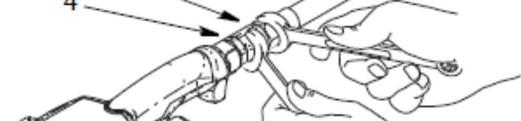 3.5.2 Connecting the hose to the metering system Fig. 5 1. Follow the instructions for pressure relief on page 9. 2.