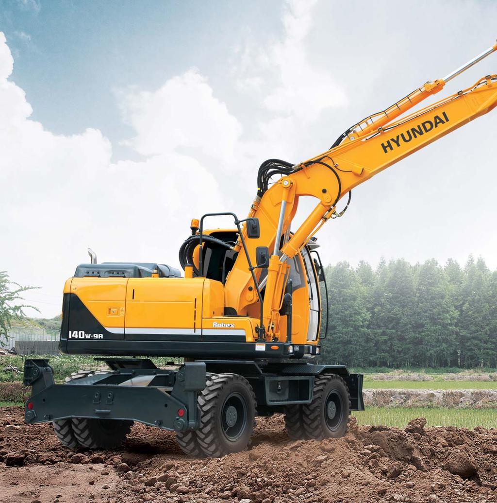 PRIDE AT WORK Hyundai Heavy Industries strives to build state-of-the art earthmoving equipment to give every operator maximum performance,