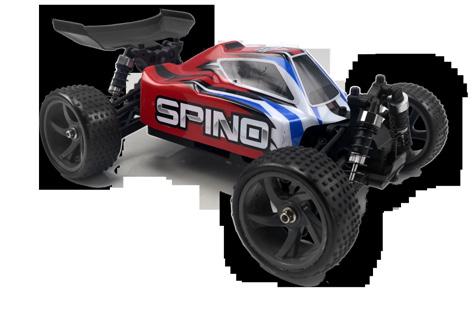 E18XB E18XBL 1/18 SCALE RACE BUGGY 28671N RED 1/18 ELECTRIC STANDARD FEATURES: Pre-painted