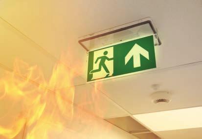 The low smoke features improves visibility conditions for people to be able to easily locate the emergency exit and also allows rescue workers to better assess an emergency situation.