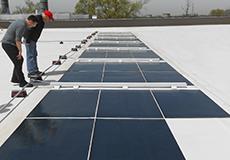 Application: Commercial TPO Roof Customer Challenge Meet corporate sustainability goals to improve energy availability Aging roof not built to hold the weight of solar panels Valuable equipment in