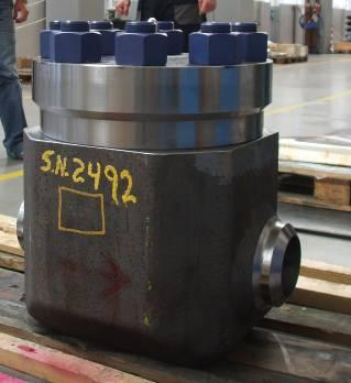 3000-1-13/16 to 13 Class 5000-1-13/16 to 13 Class 10000-1-13/16 to 13 Class 15000-1-13/16 to 9 Class 20000 Swing check valve subsea 4-1/16 10ksi Jubilee project - KosmosOil Ends - Flanged to API 6A