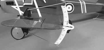 GET THE MODEL READY TO FLY Note: The throws are measured at the widest part of the elevators, rudder and ailerons.