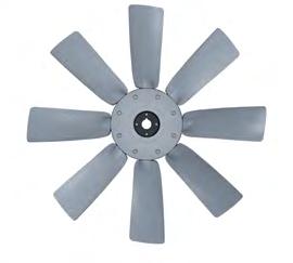 Blade angles are factory set and mounted in a die cast aluminum hub. B propellers are available in 4" through 4" diameters.