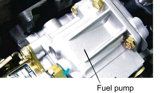 fuel pump by the engine model.
