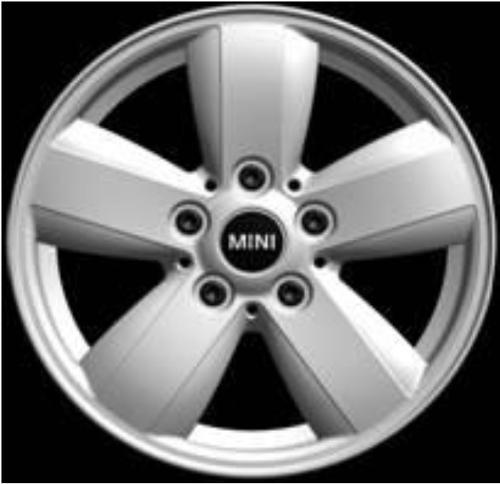 F55 - Wheels 15" alloy wheels Heli Spoke silver Standard S Front / Rear: 155.