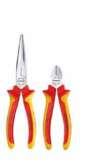 8316-180 JC, 180 mm 2C handle Universal pliers No. 142 10 TL, 10"? 3C screwdriver slotted No. 2150, 4 5.5 6.5 mm ; 3C screwdriver cross-slotted No. 2160 PH 1 2? Voltage tester slotted No.