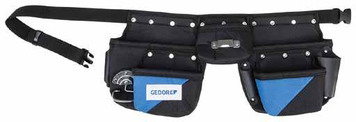 MOBILITY WT 1056 5 THREE-POUCH BELT SET Fits waist size from 80-120 cm 4 holsters, 5 storage pockets and 1 eyelet for tape