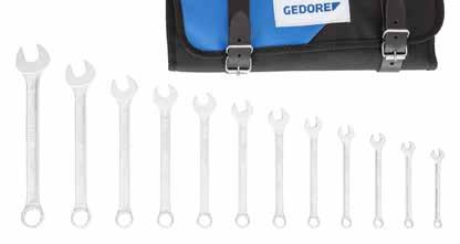 45 E 15 31596 WT 1056 6-1 WT 1056 9-1 TOOL SET @WORK 13 pieces Combination spanner in classic wallet Easy to carry around, space-saving