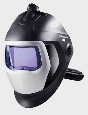 Respiratory Protection All of the benefits of the Speedglas welding helmet 9100 can now be used in combination with the 3M Adflo Powered Air Respirator or 3M Versaflo Supplied Air Regulator V-500E.